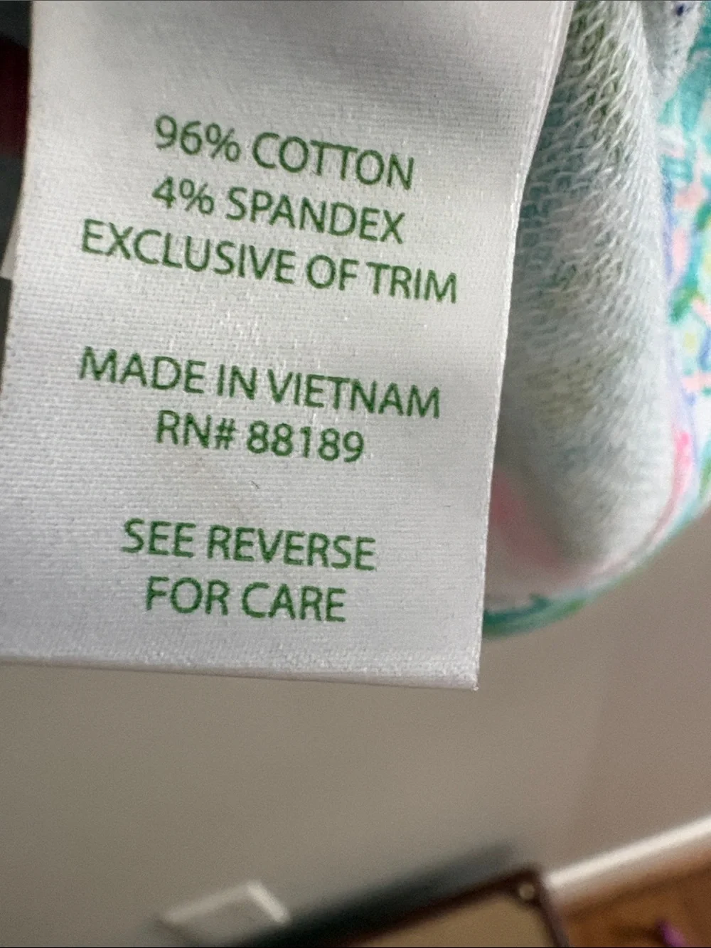 Lilly Pulitzer Teal and Pink Floral Half-Zip Pullover - Picture 11 of 12